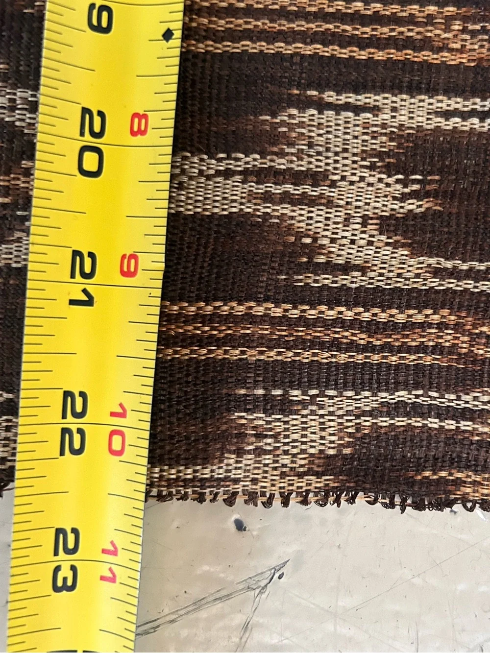 Handwoven Ikat Textile Wall Hanging Luxe Tribal Modern Art Upholstery #0530269